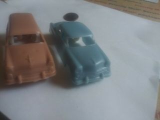 F&F Mold & Die Plastic Ford ' 56 Country Sedan,  and one other model 3