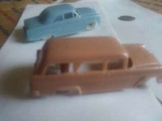 F&F Mold & Die Plastic Ford ' 56 Country Sedan,  and one other model 8
