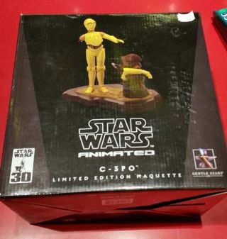 Star Wars Animated C - 3po Limited Edition Maquette 2465/4500