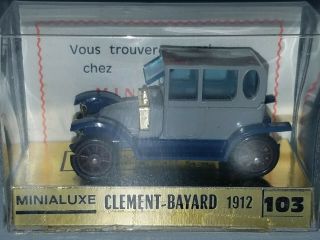 1/86 Mini Tacots Minialuxe 1912 Clement Bayard No.  103