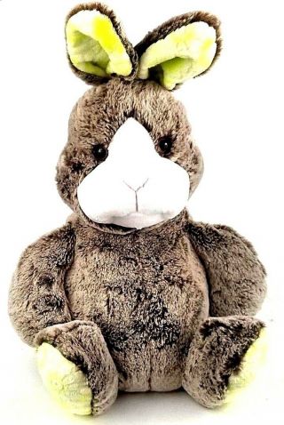 Animal Adventure Grey Easter Bunny Rabbit 17 " Plush
