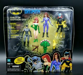 Mib 2003 Hasbro Dc Batman Girls Of Gotham City 4 Action Figures Box Set