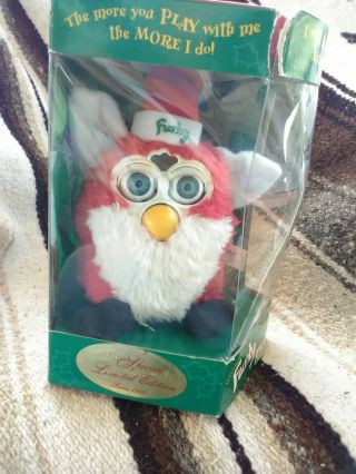 Vintage Furby,  1999 Christmas Furby In The Box