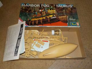 Revell Harbor Tug Taurus Model Kit 1970 