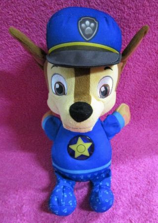 Spin Master Paw Patrol Chase Snuggle Up Musical Talking Light Up Puppy Dog Plush