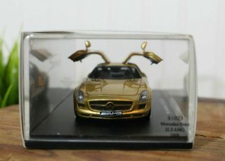 1/43 Spark Mercedes Benz Sls Amg 2009 Gold S1023 W/ Display Box