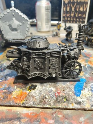 Warhammer Fantasy Aos Age Of Sigmar: Empire Peoples Steam Tank - Primed