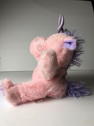 Kellytoy 9” Pink Unicorn Hand Puppet Plush Toy Fantasy 2