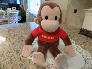 Curious George Plush By Applause 16 Inches Smoke & Pet Home