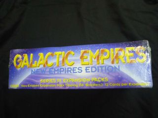 Galactic Empires Empires edition BOX Series III expansion booster packs 2