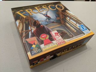 Fresco Board Game With All Expansions (big Box Contents In A Small Box)