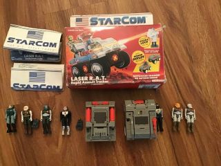 Coleco Starcom Us Space Force Action Figures & Vehicles Toys
