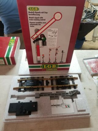 Lgb 5095 Model Signal With Train - Running Control