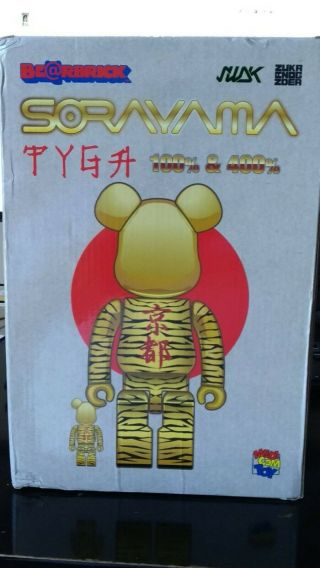 Be Rbrick Tyga Hajime Sorayama 100 400100 Authentic From Japan