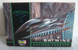 Revell Batman Forever Batwing 6721 1:32 Scale Opened Parts Intact/complete 1995