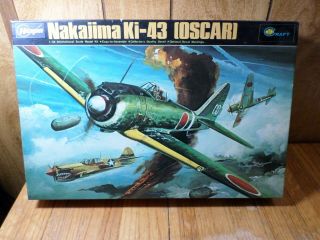 1/32 Hasegawa Minicraft Japan Army Fighter Nakajima Ki 43 Oscar Kit Js - 089