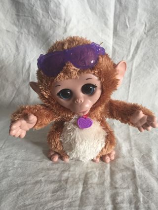 Furreal Friends Baby Cuddles My Giggly Monkey Giggles Moves Plush Pet 8 " Euc