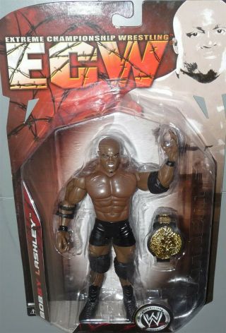 Bobby Lashley Wwe Jakks Ecw Series 2 Wrestling Action Figure Toy Title Belt