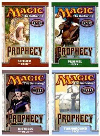 Prophecy Theme Deck Set Of Four (english) Factory Magic Mtg Abugames