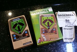 Mattel Baseball Vintage Electronic Handheld Tabletop Video Game ✨incredible✨