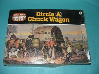 Life - Like Ho Scale Circle A Chuck Wagon Kit 09680