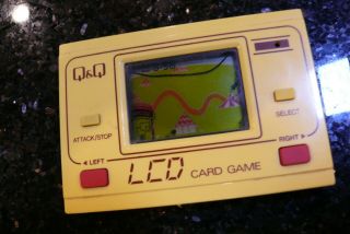 Q&q Circus Tent Vintage Electronic Handheld Video Lcd Game And Watch Very Rare