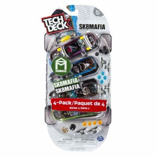 Tech Deck - 96mm Fingerboards - 4 - Pack - Sk8mafia