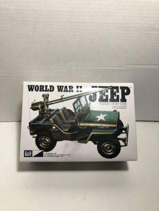 Mpc 1/25 Scale World War Ii Jeep Model Kit Mpc785 -