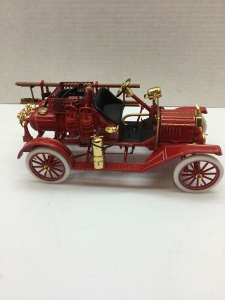 Franklin 1916 Ford Model T Fire Engine Red Truck 1:16 Scale Diecast Model 2
