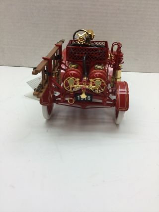 Franklin 1916 Ford Model T Fire Engine Red Truck 1:16 Scale Diecast Model 3