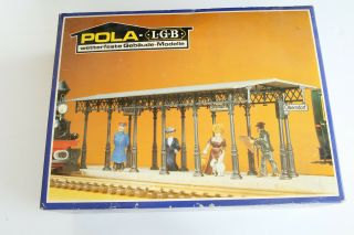 G Scale,  Pola Lgb 908 Covered Train Station Platform,  Box,  Weatherproof