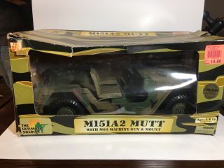 Ultimate Soldier M151a2 Mutt In Camo Color With M60 Machine Gun Mount