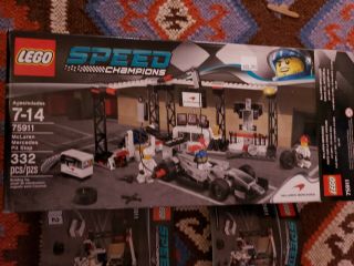 Lego Speed Champions Mclaren Mercedes Pit Stop 75911 Factory