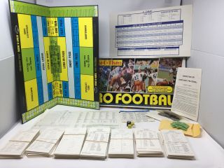 Vintage 1982 Strat - O - Matic Pro Football Game