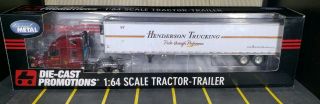 DCP 1/64 Diecast Promotions 32513 Henderson Freightliner Cascadia Internal 6