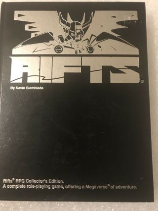 Rifts Rpg Core Rulebook Silver Collector 