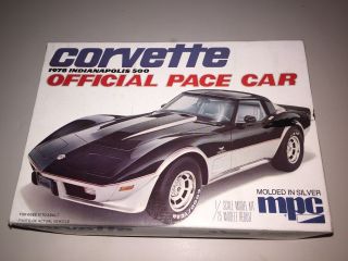Mpc 1978 Indianapolis 500 Pace Car Corvette Incomplete Model Kit Parts Only