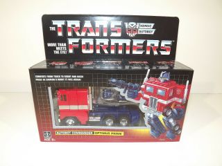 Transformers Optimus Prime Autobot Commander G1 Reissue Walmart Exclusive
