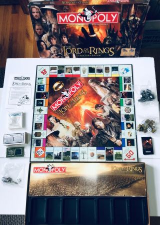 2005 Monopoly The Lord Of The Rings Collector 