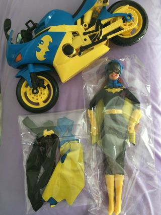 Dc Batgirl Barbie With Batcycle Motorcycle,  Extra Batgirl Costume