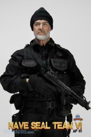 1/6 Art Figures Sean Connery Nave Navy Seal Team Vi The Rock 12 " Figure Af - 011