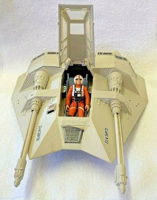 Star Wars Vintage Snowspeeder & Luke Skywalker X - Wing Pilot Figure