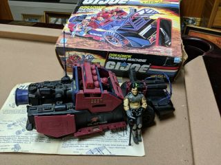 Gi Joe Dreadnok Thunder Machine Complete W/thrasher /original Box W/instructions