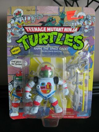 Moc Vintage Teenage Mutant Ninja Turtles Raph The Space Cadet 1990 Playmates