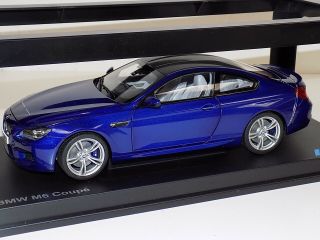 1/18 Bmw M6 Coupe In San Marino Blue Bmw Dealer Edition 705