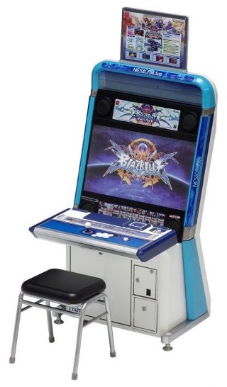 Vewlix Cabinet Arcade Machine Blazblue Central Fiction 1/12 Scale Model Kit
