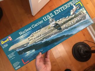 Revell Uss Enterprise Aircraft Carrier Model In Open Box - Parts Factory