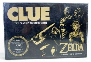 Clue Mystery Board Game The Legend Of Zelda Collector 