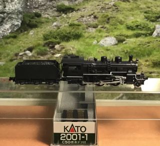 N Scale Kato 2001 - 1 C50 Undecorated 2 - 6 - 0 Steam Locomotive And Tender