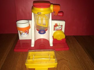 1993 Mcdonald’s Happy Meal Magic Shake Maker W/ Straw Dispenser Lids Cups Drink